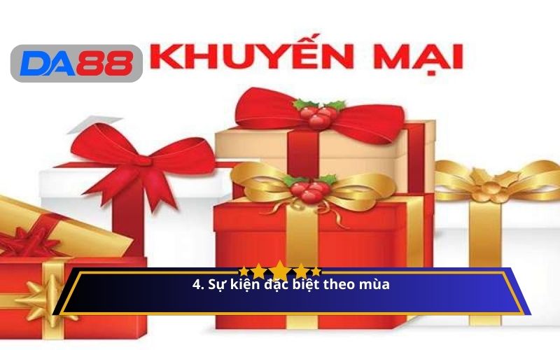 Sự kiện đặc biệt theo mùa